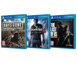 PS4 Apocalypse Bundle (Days Gone + Uncharted 4 + The Last of Us Remastered) playstation-4