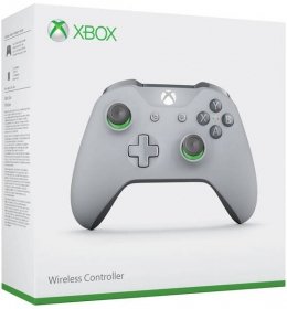 Xbox One Wireless Controller Grey/Green 3,5mm-es jack csatlakozóval (vezeték nélküli kontroller, szürke,zöld)  xbox-one