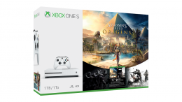 Microsoft Xbox One S 1TB Assassin's Creed: Origins + Rainbow 6: Siege xbox-one
