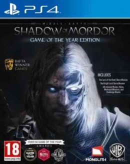 Middle-Earth Shadow of Mordor Game of the Year Edition (GOTY) playstation-4