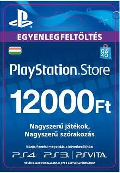 Sony Playstation PSN Network Kártya 12000 ft xbox-live-ps-network