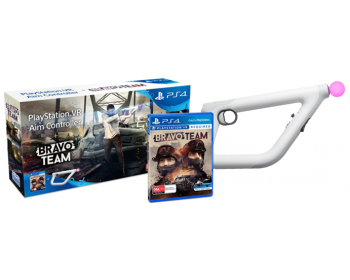 Playstation VR Aim Controller + Bravo Team Bundle - Playstation 4 (PSVR) PlayStation 4