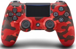 PS4 New Dualshock 4 Wireless Controller Red Camouflage (Piros terepmintás) playstation-4