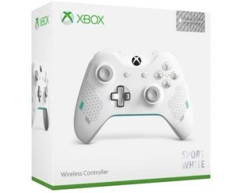 Xbox One Wireless Controller Sport White 3,5mm-es jack csatlakozóval (vezeték nélküli kontroller, kék-fehér) Xbox One