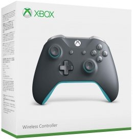 Xbox One Wireless Controller Grey/Blue 3,5mm-es jack csatlakozóval xbox-one