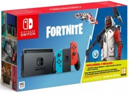 Nintendo Switch Neon Piros / Neon Kék + Fortnite nintendo-switch