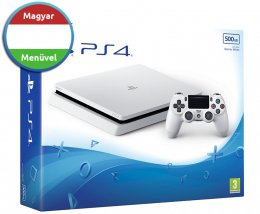 PlayStation 4 Slim (PS4 Slim) 500GB Glacier White (fehér) playstation-4