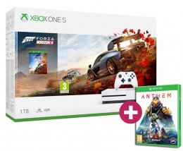 Xbox One S 1TB + Forza Horizon 4 + Anthem xbox-one