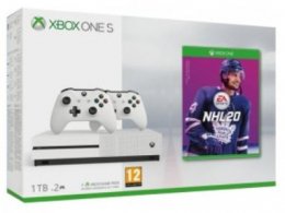 Microsoft Xbox One Slim 1TB + NHL 20 + 2 db Wireless Controller xbox-one