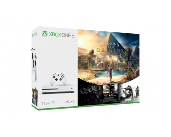 Microsoft Xbox One S 1TB Assassin's Creed: Origins + Rainbow 6: Siege Xbox One