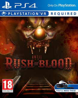 Until Dawn Rush of Blood borító playstation-4